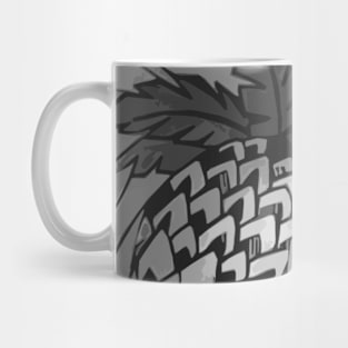 Pineapple Black and White Mug